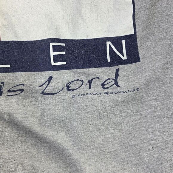 Vintage 1998 Brazos Camp‎ Allen Jesus Is Lord Shirt Tommy Size Large - Picture 5 of 9